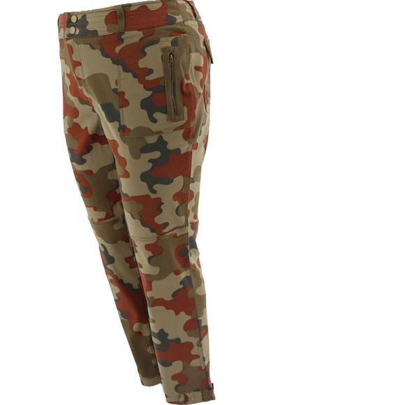 GILI Stretch Camo Printed Cargo Pants Olive A382116B - Picture 2 of 9